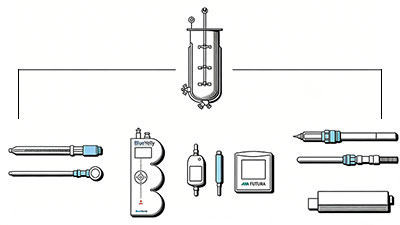 发酵罐传感器示意图